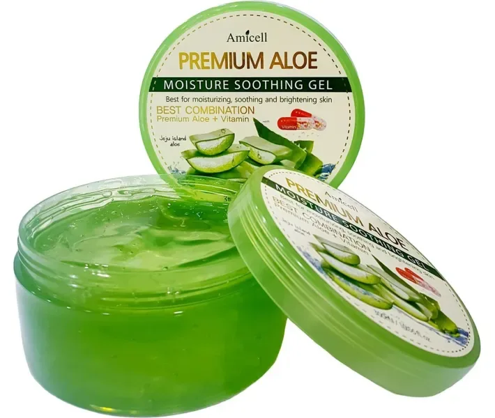 Зволожуючий гель Amicell з екстрактом алое вера Aloe Vera Premium, 300 мл
