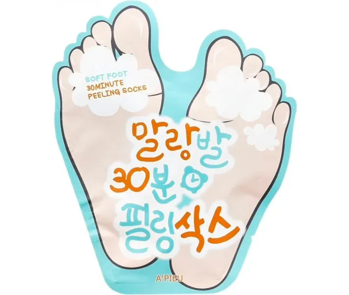 Шкарпетки-пілінг для стоп A pieu Soft Foot Peeling Socks, 40 мл