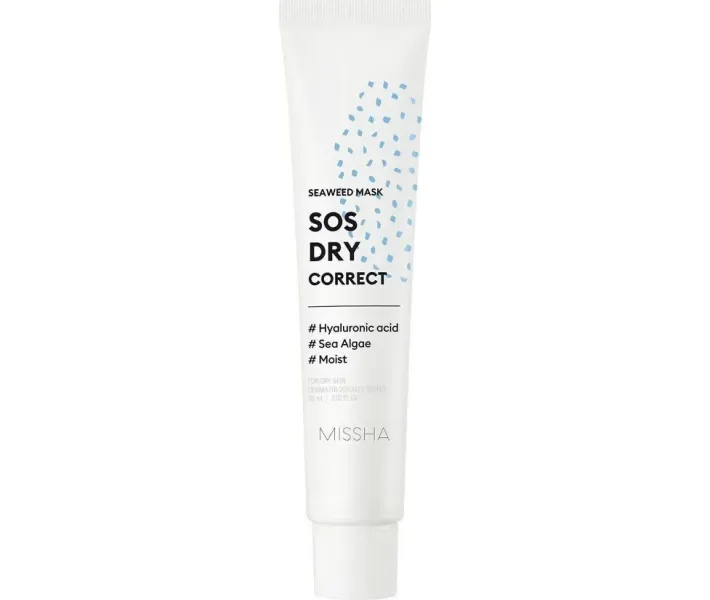 Гель-маска для сухої шкіри Missha SOS Dry Correct Seaweed Mask, 60 мл