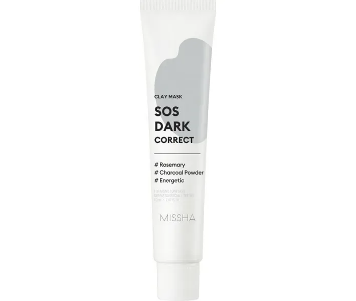 Глиняна маска для очищення пор Missha SOS Dark Correct Clay Mask, 60 мл