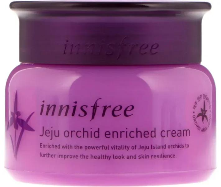 Крем для обличчя з екстрактом орхідеї Innisfree Jeju Orchid Enriched Cream, 50 мл
