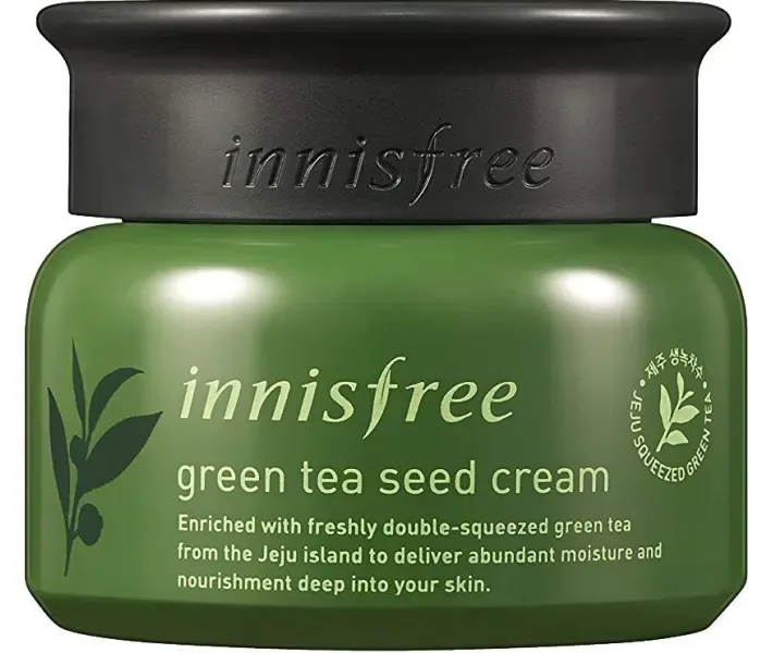 Крем для обличчя з екстрактом насіння зеленого чаю Innisfree The Green Tea Seed Cream, 50 мл