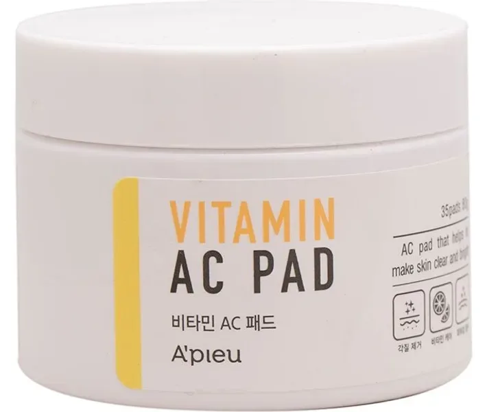 Пілінг-диски для особи Apieu Vitamin AC Pad, 80 г