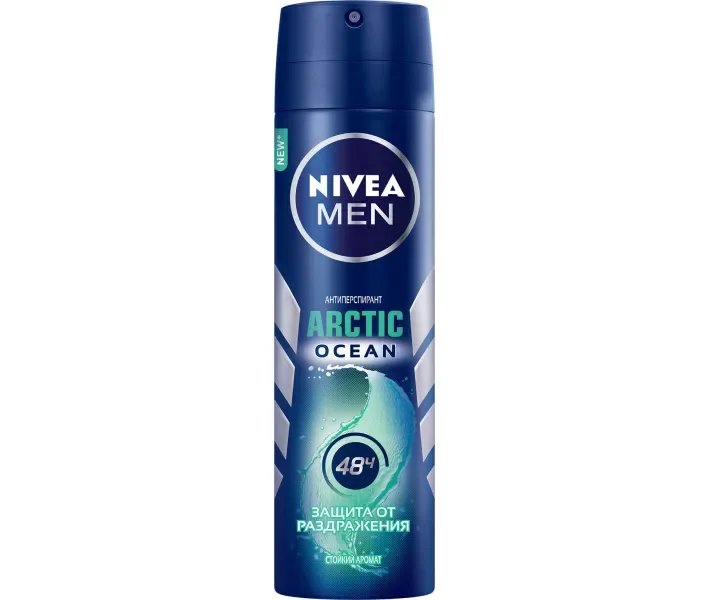 Антиперспірант для чоловіків Nivea Men Arctic Ocean, 150 мл
