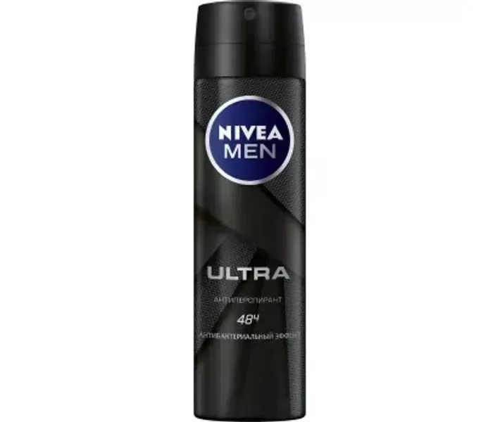 Дезодорант-антиперспірант Nivea Ultra Антибактеріальний ефект, 150 мл