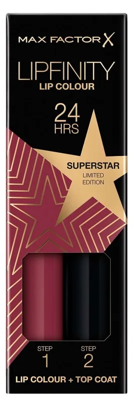 Помада Max Factor Lipfinity 2 Step стійка 86 Superstar 1.9 г