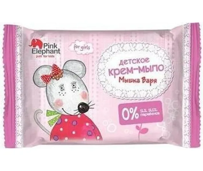 Крем-мило Pink Elephant Мишка Варя, 90 г