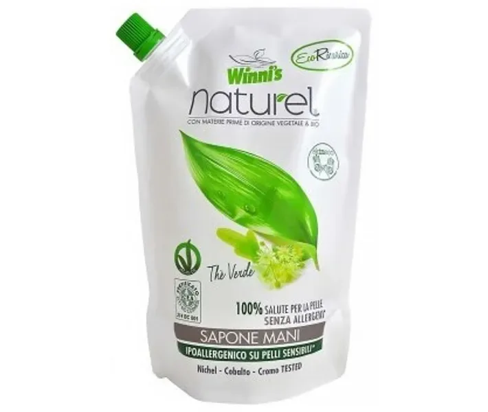 Рідке мило з екстрактом зеленого чаю Winnis Naturel Liquid Hand Soap Verde, 500 мл