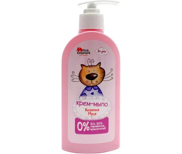 Крем-мило Pink Elephant Кішечка Муся, 250 мл