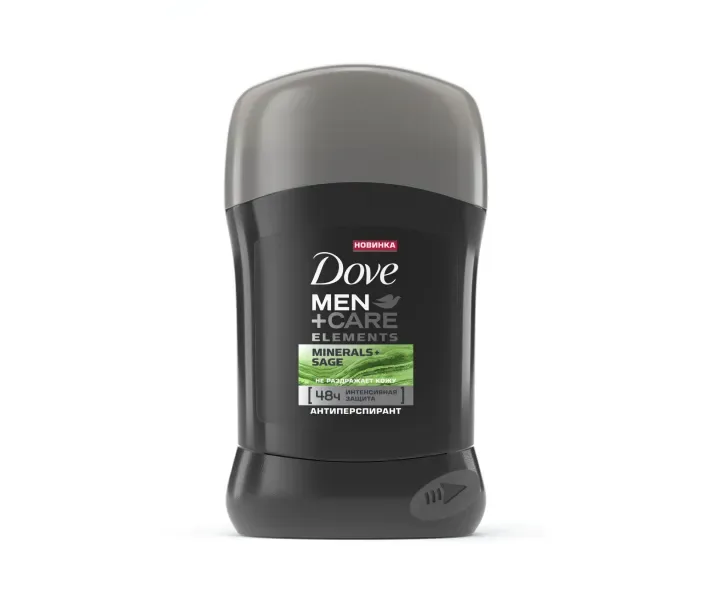 Дезодорант-стік Dove Men + Care Свіжість мінералів і шавлії, 50 мл