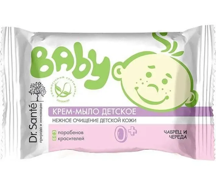 Дитяче крем-мило Dr.Sante Baby Чебрець і череда, 90 г