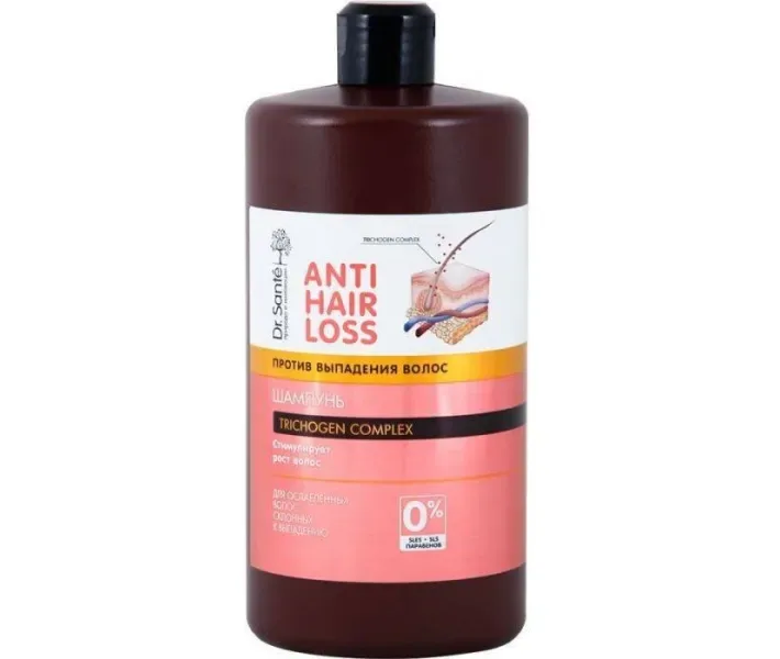 Шампунь Dr.Sante Anti Hair Loss від випадіння волосся, 1000 мол