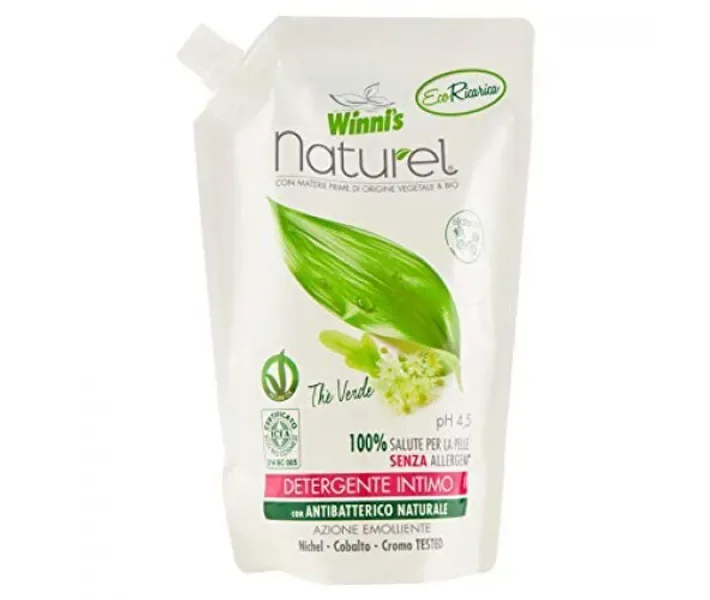 Мило для інтимної гігієни Зелений чай Winni's Naturel Sapone Intimo The 'Verde, 500 мл