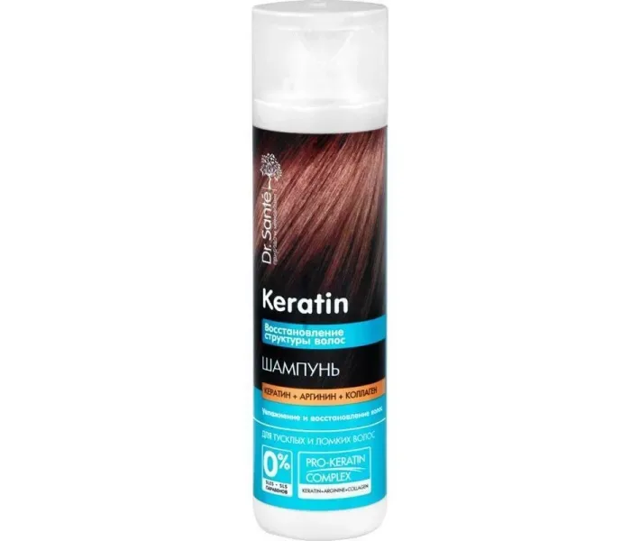 Шампунь Dr.Sante Keratin для тьмяних і ламких волосся