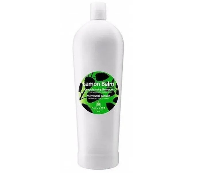 Шампунь Kallos Lemon Balm для нормального і схильного до жирності волосся з мелісою, 1 л