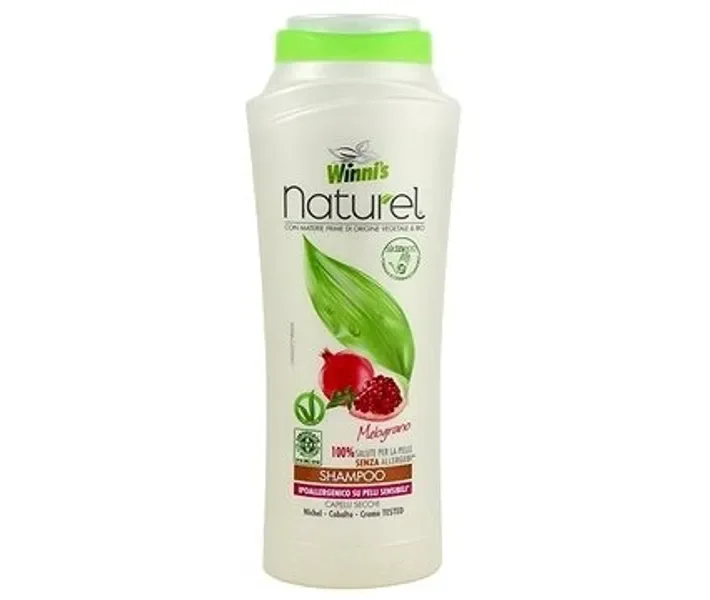 Шампунь для сухого волосся з натуральними екстрактами граната Winni's Naturel Shampoo, 250 мл