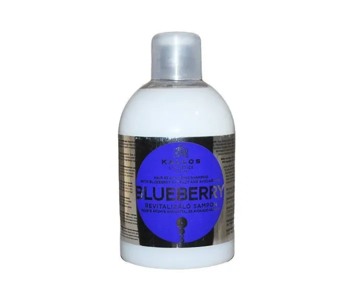 Шампунь для волосся Kallos Cosmetics KJMN Blueberry відновлюючий з екстрактом чорниці, 1 л