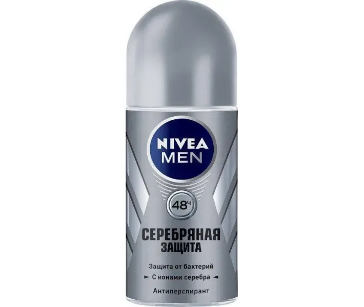 Антиперспірант NIVEA MEN Срібний захист кульковий 50 мл