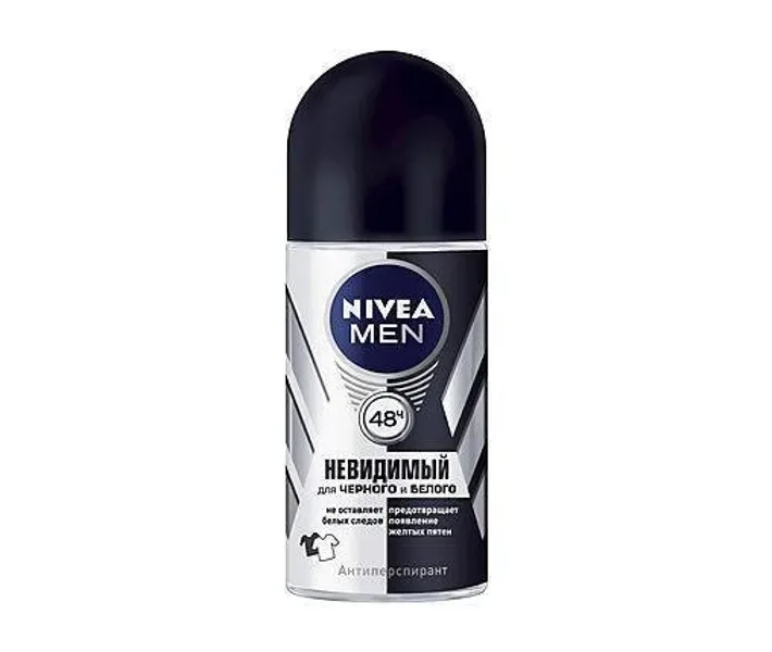 Кульковий дезодорант для чоловіків Nivea Invisible Power, 50 мл