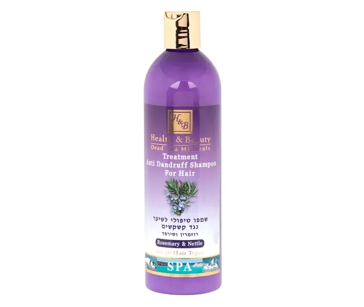 Шампунь против перхоти с крапивой и розмарином Health and Beauty Rosemary Nettle Shampoo for Anti Dandruff Hair, 400 мл