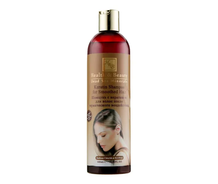 Шампунь для волос с кератином Health and Beauty Keratin Shampoo, 400 мл
