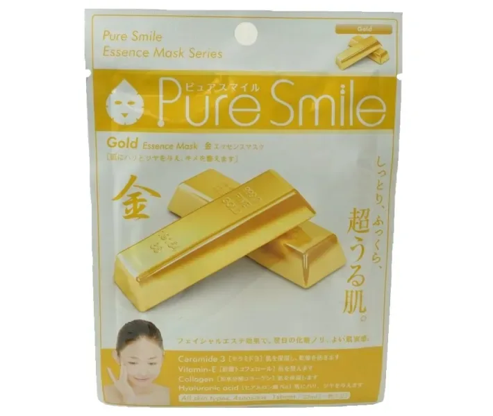 Увлажняющая маска с золотом Pure Smile Essence Mask Series Gold, 23 мл
