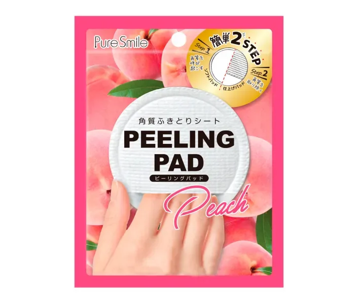 Спонж пилинг Pure Smile Peeling Pad Персик