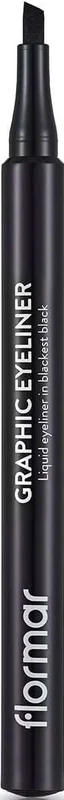 Підводка-фломастер Flormar GRAPHIC EYELINER BLACK зі скошеним кінцем 1 мл
