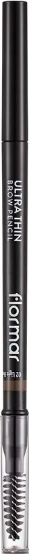 Олівець для брів автоматичний зі щіточкою FLORMAR Ultra Thin Brow Pencil Light Brown 02, 0.14 г