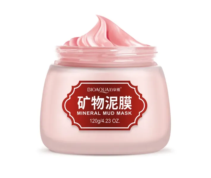 Очищаюча мінеральна маска для обличчя з вулканічної брудом Bioaqua Mineral Mask, 120 мл