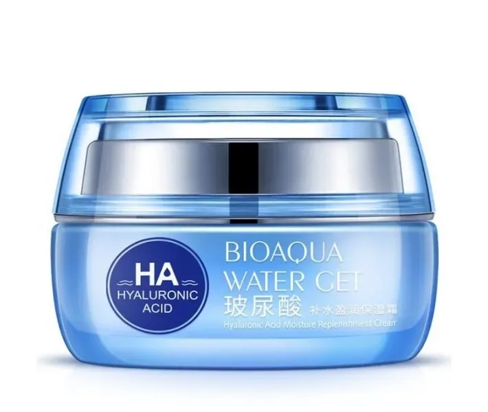 Омолоджуючий крем для обличчя з гіалуроновою кислотою Bioaqua Water Get Hyaluronic Acid Cream, 50 мл