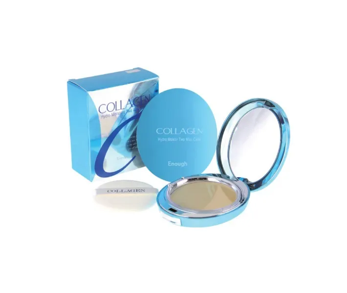 Колагенова пудра зі змінним блоком Enough Collagen Hydro Moisture Two Way Caker