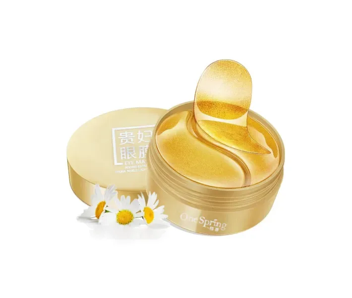 Гідрогелеві патчі для очей з золотим комплексом OneSpring Gold Eye Mask, 60 шт