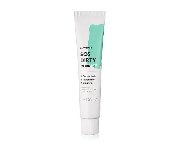 Глиняна маска для обличчя Missha SOS Dirty Correct Clay Mask 60ml (M0111)