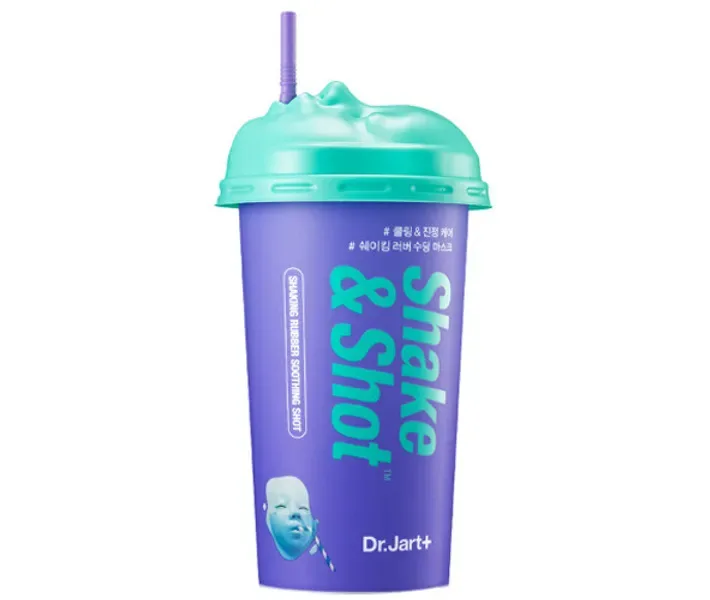 Альгінатна маска коктейль М'якість & Релакс (синя) Dr.Jart+ Shaking Rubber Shake Shot, 50 г
