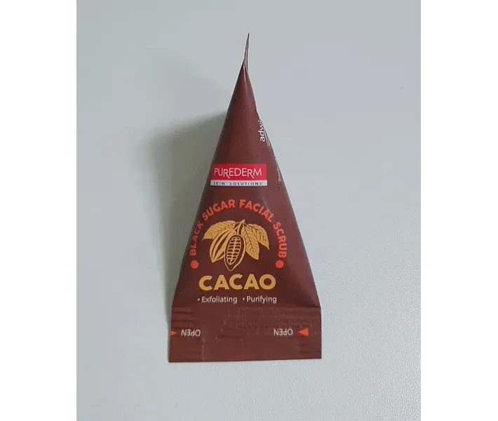 Скраб для особи Purederm Cacao Black Sugar Facial Scrub 20мл (PU0104)