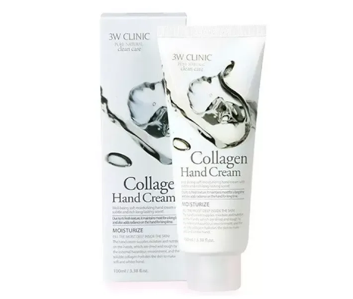 Крем для рук з колагеном 3W Clinic Collagen Hand Cream 100мл (3W0105)