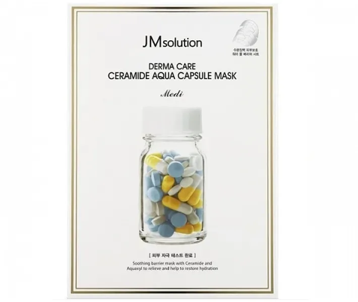 Відновлювальний целюлозна маска з керамідами JM Solution Derma Care Ceramide Aqua Capsule Mask 30мл (JM0114)