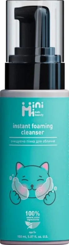 Дитяча очищаюча пінка для обличчя MiniMi Kids Beauty 150 мл