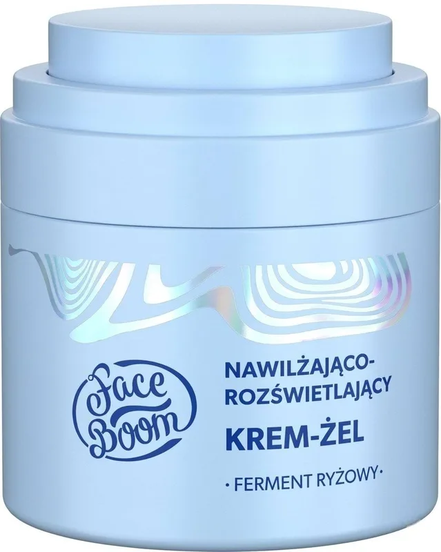 Крем-гель для обличчя Face Boom Aura зволожувальний та освітлюючий 40 мл