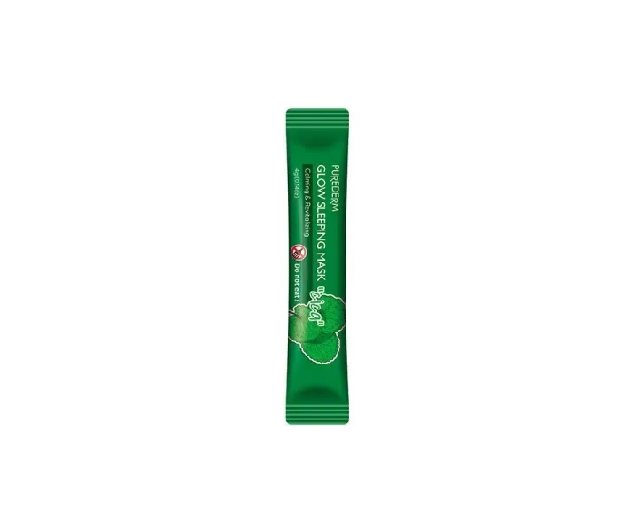 Заспокійлива нічна маска з центелла Purederm Glow Sleeping Mask "Cica" 4мл (PU0101)