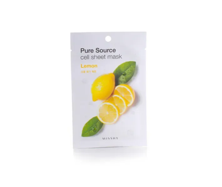 Маска для обличчя Missha Pure Source Cell Sheet Mask Lemon, 21 г