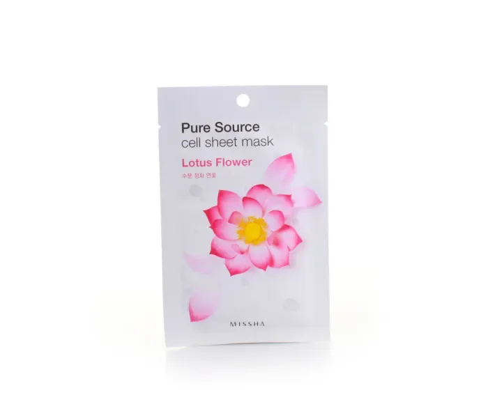 Маска для обличчя Missha Pure Source Cell Sheet Mask Lotus Flower, 21 г
