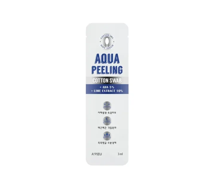 Паличка-пілінг Apieu Aqua Peeling Cotton Swab, 3 мл