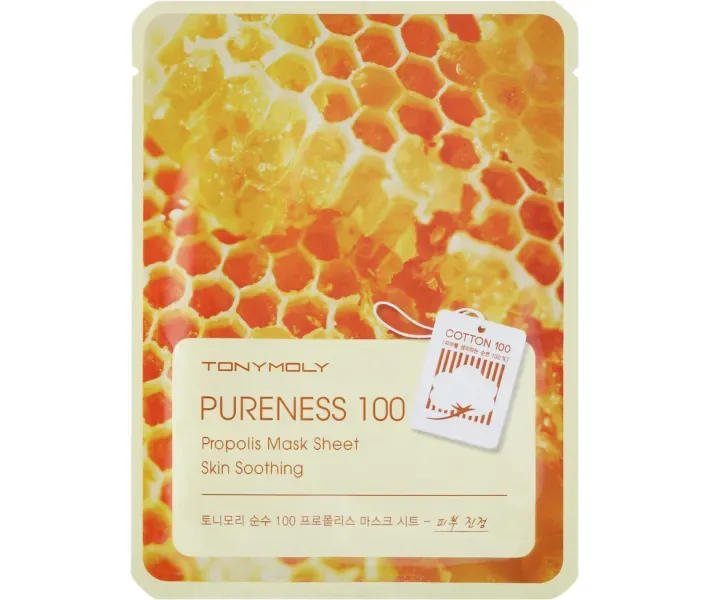 Маска тканинна для обличчя Tony Moly Pureness 100 Propolis 21 мл