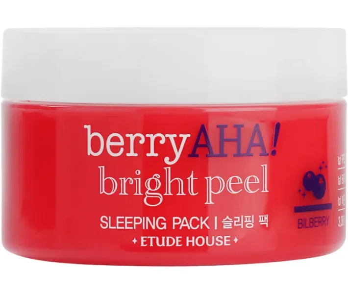 Нічна пілінг-маска Etude House Berry AHA Bright, 100 мл