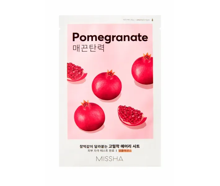 [MISSHA] Тканинна маска з екстрактом граната Airy Fit Sheet Mask Pomegranate, 1 шт