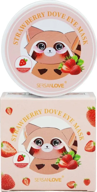 Патчі під очі Sersanlove Strawberry Doxorubicin Eye Mask гідрогелеві з екстрактом полуниці 60 шт.