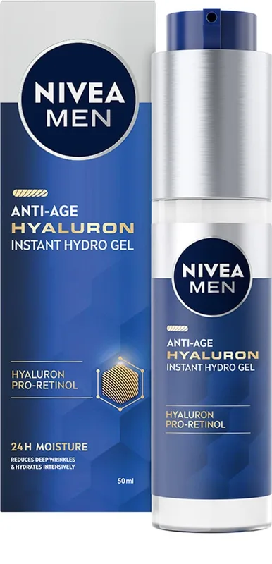 Гідрогель NIVEA MEN Hyaluron антивіковий з гіалуроновою кислотою 50 мл