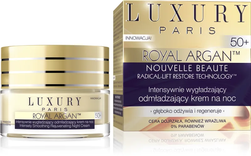 Крем для обличчя Luxury Paris Royal Argan омолоджуючий нічний 50+ 50 мл